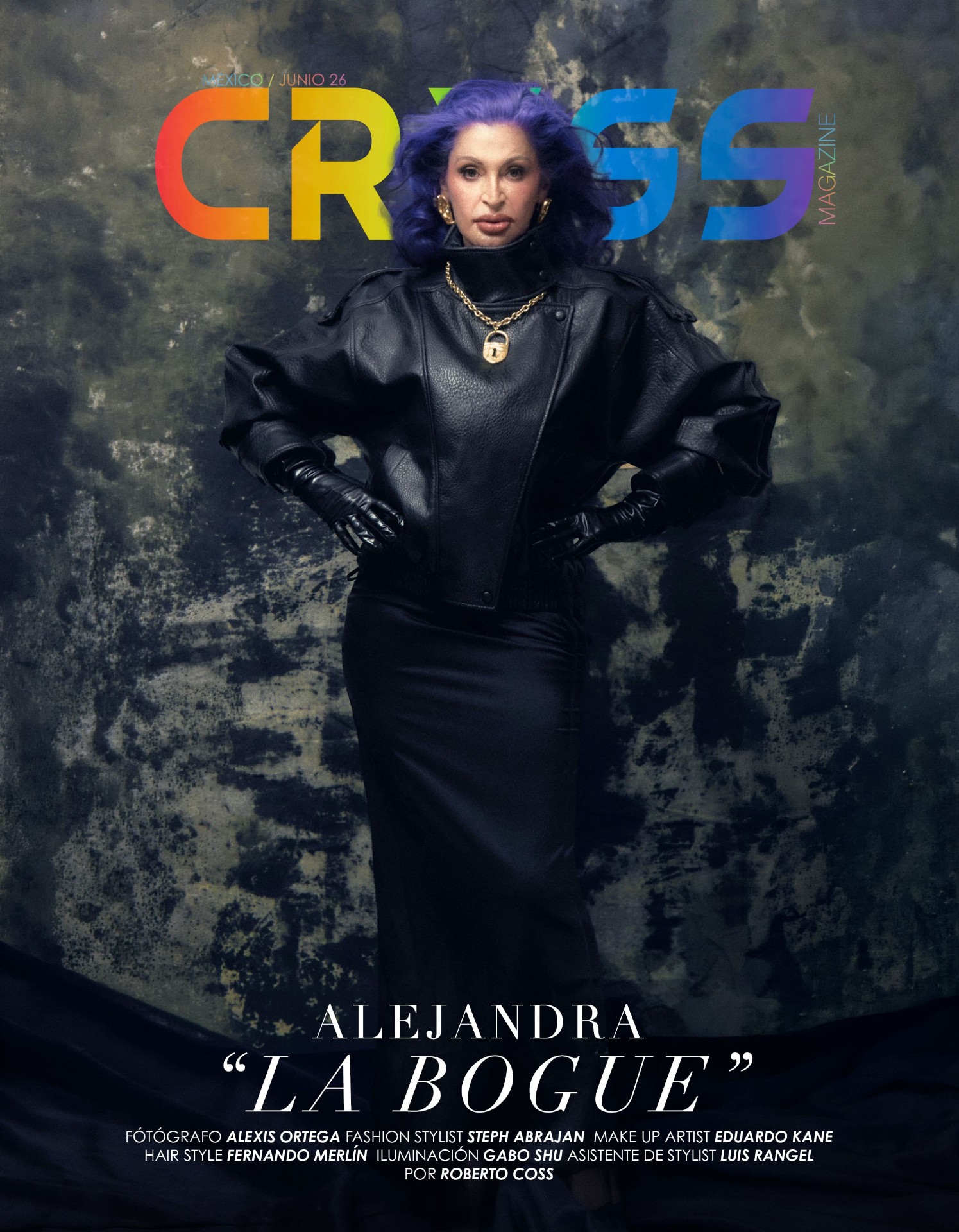 Alejandra La Bogue protagoniza la portada Pride JULIO Issue 2026 de CRXSS Magazine